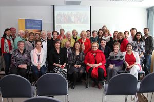 Inner Wheel members keen to learn more about The Ritchie Centre’s cord blood research.