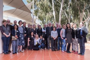 Endocrinologists meet at Uluru to honour Professor Evan Simpson.