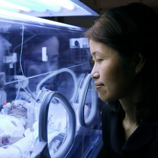 Dr Flora Wong (pictured) and Dr Suzie Miller, who are working to improve the health of newborn babies have been recognised with academic promotions.