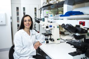 Dr Maria Kaparakis-Liaskos is one of 10 leading young researchers who will be recognised with a prestigious Young Tall Poppy Science Award.