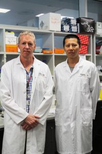 Professor Brendan Jenkins and Dr Liang Yu have research into early stomach cancer