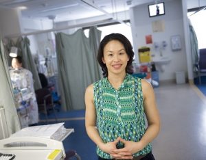 Dr Rebecca Lim says that lung fibrosis patients could soon inhale ‘droplets’ of tiny particles derived from stem-like cells found in the human placenta.