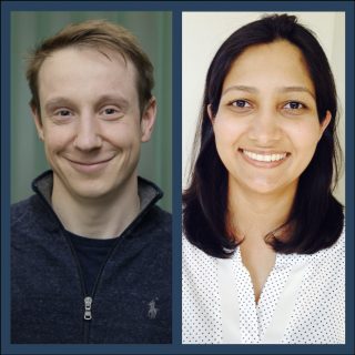 Dr Marius Dannappel and Dr Madara Ratnadiwakara, post-doctoral scientists at Hudson Institute