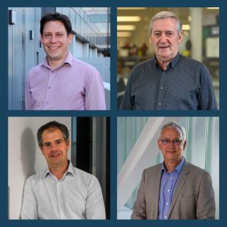 Sam, Paul, Ed and Vince, Hudson Institute's successful NHMRC Ideas Grants recipients