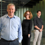 Paul Hertzog, Liz Hartland and Sam Forster at the Hudson Institute of Medical Research