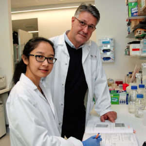 Dr Tiwa Nualkaew and Dr Jim Vadolas develop viral gene therapy to treat beta thalassaemia.