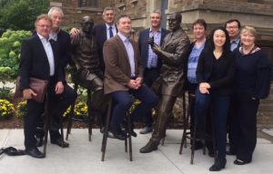 Dr Lim (second far right) with leading  global CCRM scientists and the 'fathers of stem cell science'.