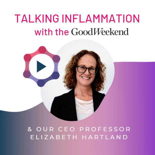 Professor Elizabeth Hartland, Talking inflammation with the GoodWeekend podcast.