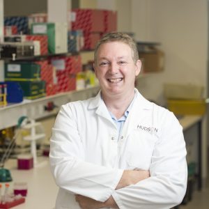 Dr Andrew Stephens in the lab using Photosoft at Hudson Institute