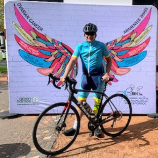 Dr Simon Chu in the fight against rare ovarian cancers and takes a break from the lab and putting rubber on the road as part of the Ride4Research.