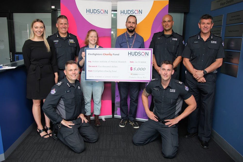 Firefighters Charity Fund support BRCA1 gene sequencing at Hudson Institute of Medical Research.