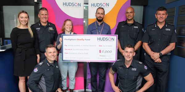 Firefighters Charity Fund support BRCA1 gene sequencing at Hudson Institute of Medical Research.