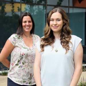 Dr Miranda Davies-Tuck and PhD student Kirstin Tindal from Hudson Institute focus on reducing preterm stillbirth.