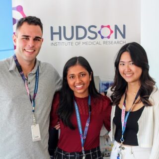 Jamal Al-Refaee, Rhidita Saha and Grace Wu are the latest students to take advantage of the exchange program between Hudson Institute and the University of Toronto’s Department of Immunology