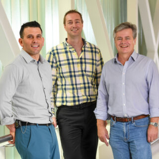 Dr Doug Blank, Professor Graeme Polglase, Professor Stuart Hooper prove that delayed cord clamping for newborn babies can make a difference to their lives.