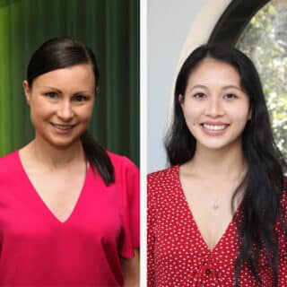 L-R: Dr Stacey Ellery, Dr Nhi Tran