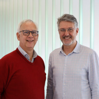 Professor Vincent Harley and Dr Jim Vadolas at Hudson Institute