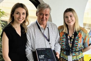 Dr Zoe Marks, Prof Paul Hertzog and Dr Nicole Campbell at Hudson Institute