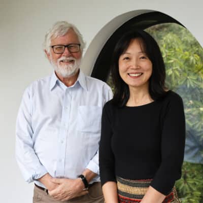 Professor Peter Fuller and Associate Professor Jun Yang researchers at Hudson Institute