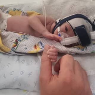 Baby Charlie who passed away from necrotising enterocolitis