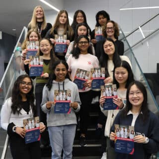 Young Women in Science students and mentors