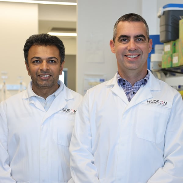 Dr Vijesh Vaghjiani and Dr Jason Cain's discovery could be key in the fight to treat the bone cancer osteosarcoma.   