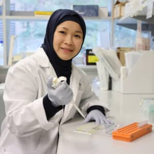 Sarah Rosli researching critial stage and fatal Influenza at Hudson Institute