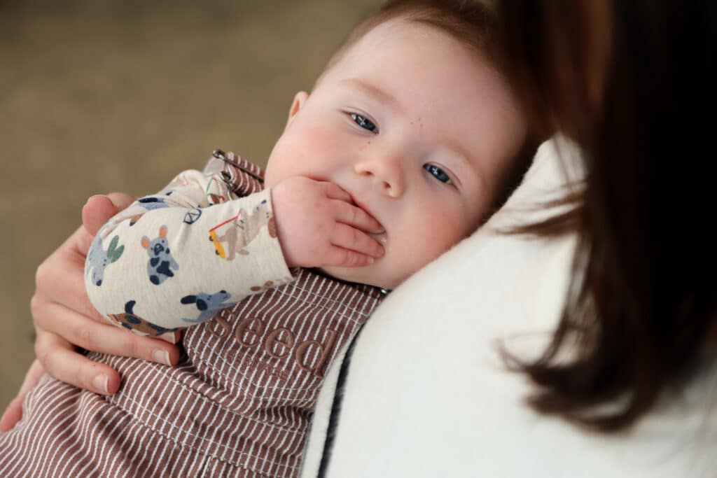 Baby Chase, the first baby to go through this trial as he suffered an unborn stroke