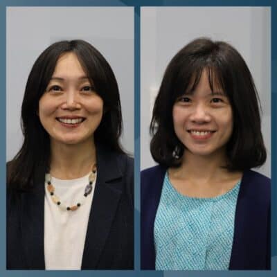Jun Yang and Renata Libianto researching primary aldosteronism