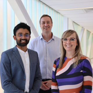 Dr Shiraz Badurdeen, Professor Graeme Polglase and Dr Emily Camm